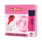 Globox Highlighter Fosforlu Kalem 10'lu - Pembe