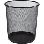 Globox Metal Delikli Siyah 11 lt Çöp Kovası