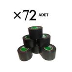 Globus Pvc Geniş Izole Bant 50 mm X 25 mt Siyah 72 Adet