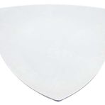 Globy 44 cm Beyaz Üçgen Sunum Tabak