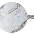 Globy Açık Büfe 53.2x38 cm Melamin Mermer Desen Servis Sunum Tabağı