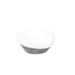 Globy Açık Büfe Alt Gri Mermer Desen Kase – 24,5×10,5 cm