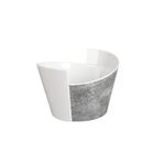 Globy Açık Büfe Alt Gri Mermer Desen Kase – 25×23×16 cm