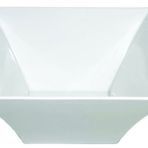 Globy Açık Büfe Beyaz Kare Kase 26x26x12 cm