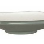 Globy Açık Büfe Gri 27x27x6.1 cm Kare Çukur Tabak