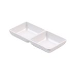 Globy Açık Büfe İki Bölmeli Tabak 14,6x7 cm