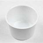 Globy Açık Büfe Konik Kase Beyaz 14x10 cm