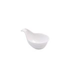 Globy Açık Büfe Kulplu Kase 12x8x6 cm Beyaz Melamin 6'lı