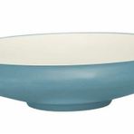 Globy Açık Büfe Mavi 24.8x6 cm Yuvarlak Çukur Tabak