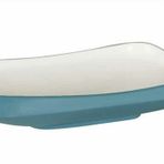 Globy Açık Büfe Mavi 26x18x5 cm Dikdörtgen Servis Sunum Tabağı