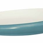 Globy Açık Büfe Mavi 27.9x4.4 cm Eğimli Servis Sunum Tabağı