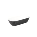 Globy Açık Büfe Sunum Kase Siyah GN 1/3 – 32×17×8 cm