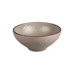 Globy Açık Büfe Yuvarlak Kase Bej – 27×27×11 cm
