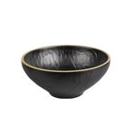 Globy Açık Büfe Yuvarlak Kase Siyah – 27×27×11 cm