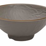 Globy Açık Büfe Yuvarlak Sunum Kase Gold 28x28x11,5 cm
