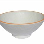 Globy Açık Büfe Yuvarlak Sunum Kase Orange 23x23x9,3 cm