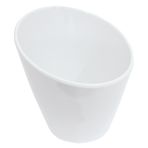 Globy Açılı Kase Melamin Beyaz 16x11x15 cm