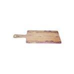 Globy Melamin 48x19 cm Ahşap Desenli Sunum Tabağı