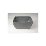 Globy Melamin Açık Büfe Granit Kase Koyu Gri 25.5*25.5*11.5cm;