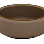 Globy Melamin Kahverengi 8x8x3 cm 6'lı Mini Yuvarlak Sos Kase