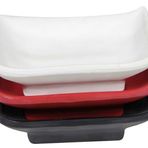 Globy Melamin Minimal Kırmızı 6'lı 10x6 cm Kase Sosluk