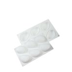Globy Mousse 3D Silikon Profesyonel Taş Şeklinde 6'lı Kek Tatlı Kalıbı