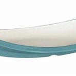 Globy Oval Mavi 30,4x23x6 cm Sunum Tabağı