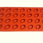 Globy Silikon Oval Savarin Kalıbı, Silikon Çikolata Kalıbı 28li