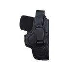 Glock 43 İçin Uyumlu Çorap Tipi Deri İç Kılıf Metal Maşalı Siyah
