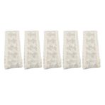 GLOGLOW Bej Dantel Trim Şerit, 10 Yards 7cm Genişlik 5 Rulo Polyester Dikiş Dantel Trimler, Net Desenler Ve Yumuşak Dokunuş, Zanaat Projeleri Düğün dekorasyonları Için Sonsuz Olasılıklar