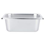 GLOGLOW Büfe Lavabo, Çok Fonksiyonlu Flanşlı Tasarım Yemek Kabı Pratik Paslanmaz Çelik Kenar Genişletme Otel Mutfağı Için Yemek Büfesi Lavabo Süt Çay Dükkanı Büfe Dükkanı