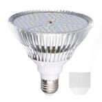 Glomora LED Grow Lamba Ampulü Tam Spektrum Bitki Işığı E27 Düşük Güç Tüketimi Tam Spektrum Düşük Isı Üretim LED Bitki Büyüme Lambası Ampul (80W, 120 Beads)