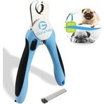 GLORIA PETS Kedi tırnak makası ve düzeltici seti, profesyonel evcil hayvan bakım araçları, kedilerin çivileri için, güvenlik korumalı, ücretsiz tırnak törpüsü, keskin bıçaklar