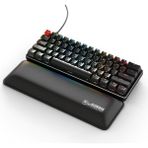 Glorious Ergonomik Compact %60 %75 Oyun Klavyesi Bilek Desteği 25MM - Siyah