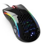 Glorious Model D Minus RGB Kablolu BAMF sensörlü 12000 DPI 62 gram Gaming Mouse Parlak Siyah