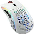 Glorious Model D RGB Kablosuz BAMF sensörlü 19000 DPI 69 gram Gaming Mouse Mat Beyaz