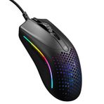 Glorious Model O 2 Mini Kablolu Siyah Oyuncu Faresi: Hafif 49 gram, 26K Optik Sensör, 80 Milyon Tıklama, 6 Programlanabilir Düğme, Küçük Ellere Uygun Fare, FPS, MMO, MOBA, Battle Royal Faresi