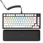 Glorious Pc Gaming Race GMMK Pro Prebuild Düzenleme Modüler Mekanik Oyun Klavyesi Rgb Ayarlı Contalara monte edilmiştir. TKl%75 ANSI-US Çıkarılabilir Siyah USB Spiral Kablo Aviator Plug ile