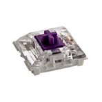 Glorious PC Gaming Race Kailh Pro Purple Switches (120 adet), oyun klavyesi için taktik ve sessiz anahtarlar, yüksek uyumluluk, 3 pin mekanik anahtar, mekanik klavye anahtarları