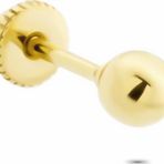 Glorria Altın Top Helix Piercing
