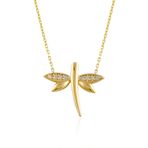 Glorria CN0392 Altın Yusufçuk Kolye