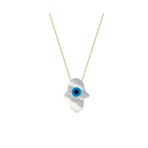 Glorria DU0086 Altın Opal Fatmanın Eli Kadın Kolye