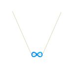 Glorria DU0096 Altın Opal Sonsuzluk Kolye