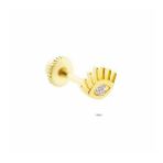 Glorria Göz Helix 14 Ayar Altın Piercing