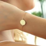 Glorria Kova Burcu 925 Ayar Gümüş Bileklik