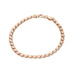 Glorria Rose Pullu Zincir 925 Ayar Gümüş Bileklik
