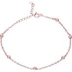 Glorria Rose Toplu Zincir 925 Ayar Gümüş Bileklik