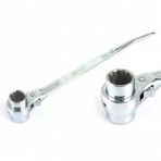 Glory 19x21 mm Kromajlı Kazıklı Cırcırlı Lokma Anahtar