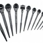 Glory 19x22 mm Çift Ölçü Kazıklı Cırcırlı Lokma Anahtar