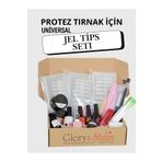 Glory&Shain Protez Tırnak Uzatma Jel Tips Seti